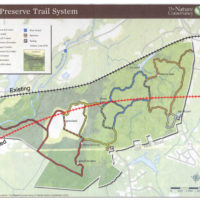 Carter Preserve Trail and Tracks map