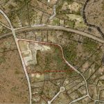 Ariel map showing location of Charlestown Elementary School