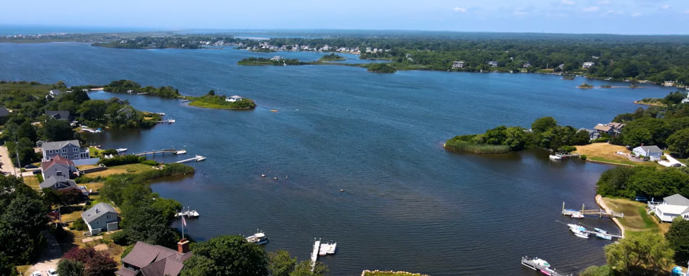 Photo of Green Hill Pond in South Kingstown RI