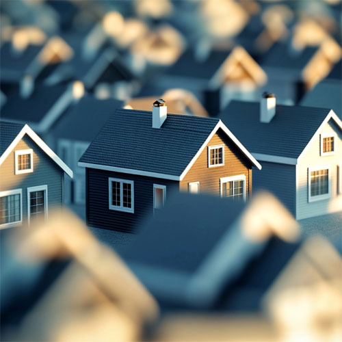 Image of dense housing development