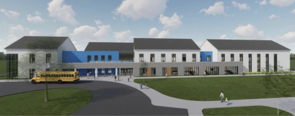 Rendering of Richmond elementary school by SLAM architects