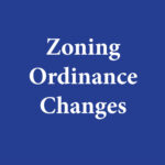 Zoning Ordinance Changes