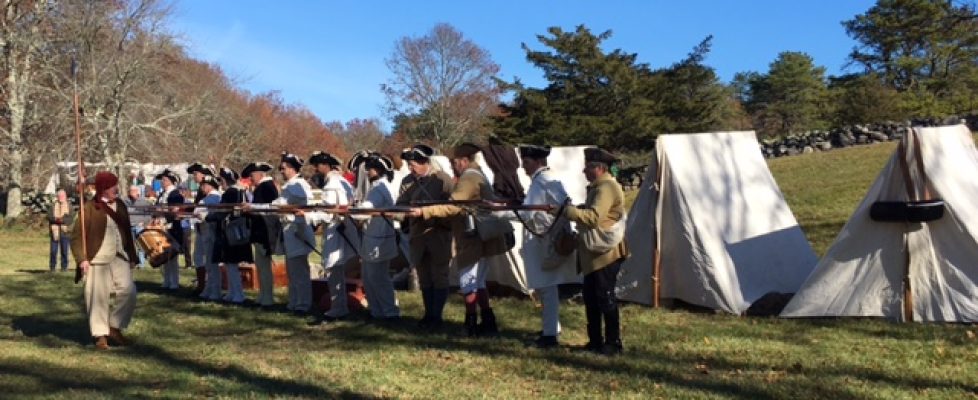 photo of an Amos Greene encampment