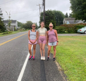 Walkers now have a little more room thanks to re-striping the travel lanes.